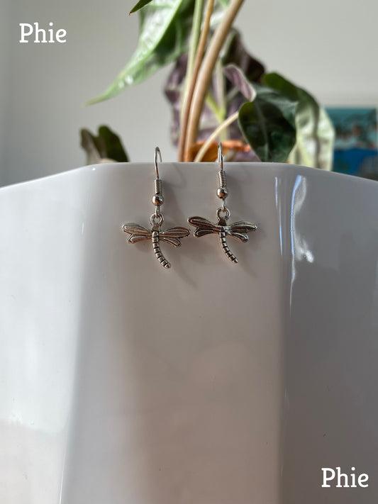 Silver Small Dragonflies
