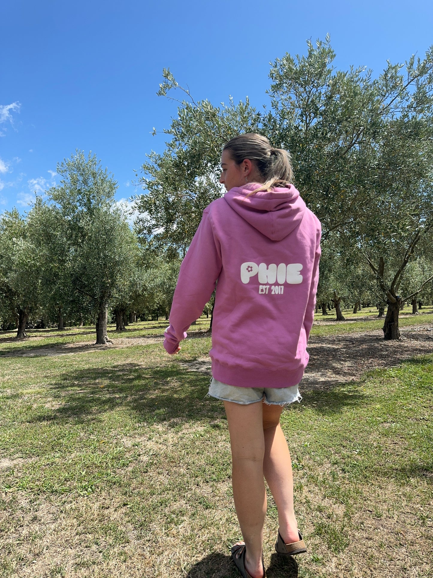 Phie Hoodie - Dark Pink