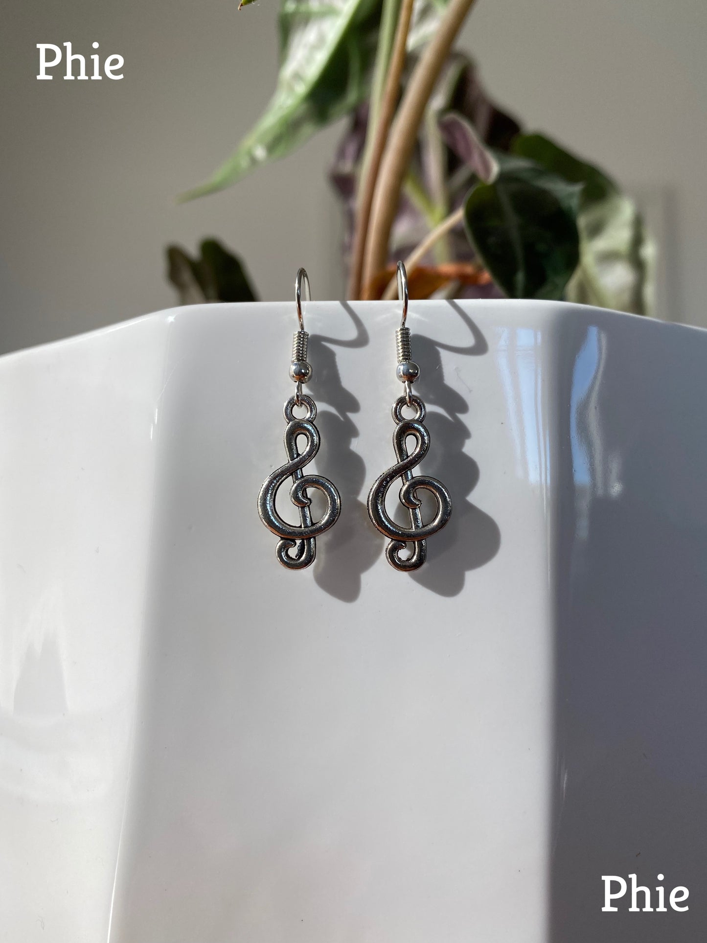 Silver Music Notes